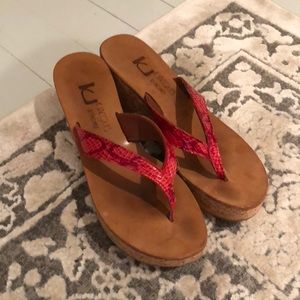 K Jacques St. tropes size 39 platform sandals